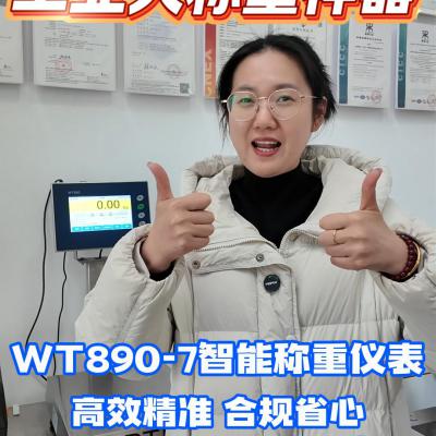 韦普泰克WT890-7智能称重仪表，工业配料称重就选它！